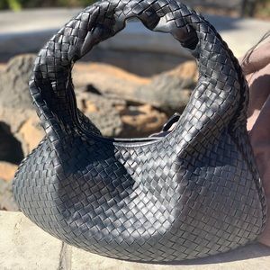 Bottega Veneta Intrecciato Black Leather Hobo